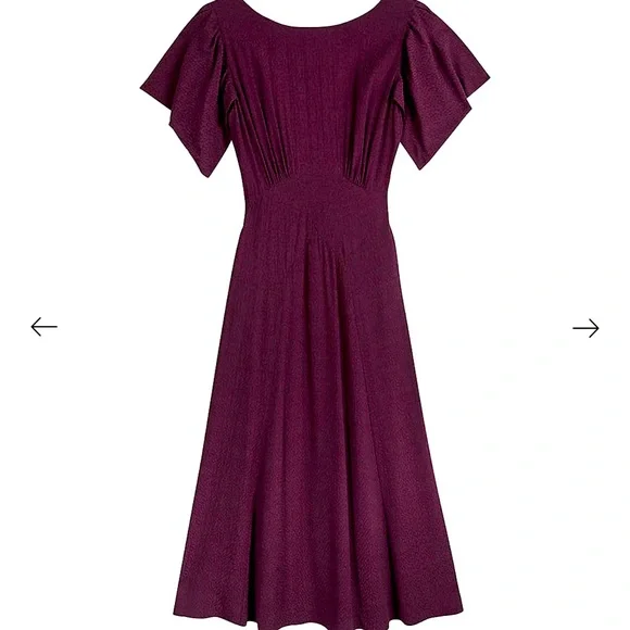 Ted Baker eggplant dress - new with tags - Picture 2 of 4